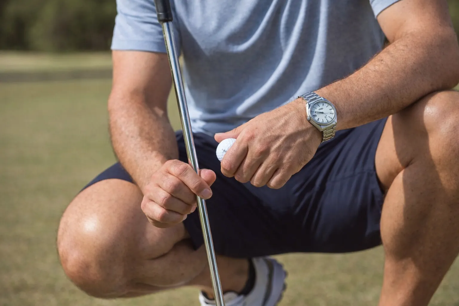 Aquaracer replica on wrist during outdoor activity showing real world sports use and comfort