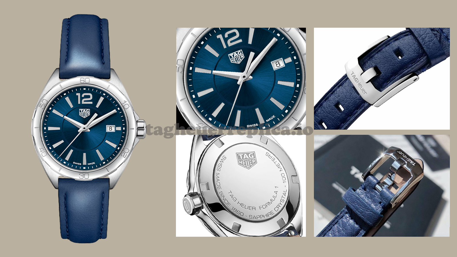 Replica TAG Heuer Formula 1 WBJ1412.FC8233 32mm Navy Sunray Dial - Detailed image