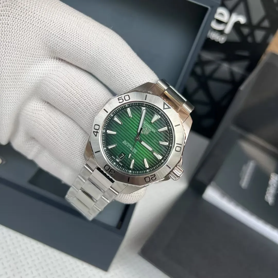 TAG Heuer Aquaracer Professional 200 Green Automatic Watch 40mm front