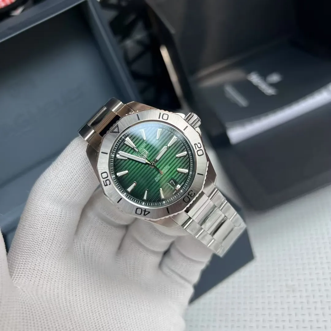 TAG Heuer Aquaracer Professional 200 Green Automatic Watch 40mm side