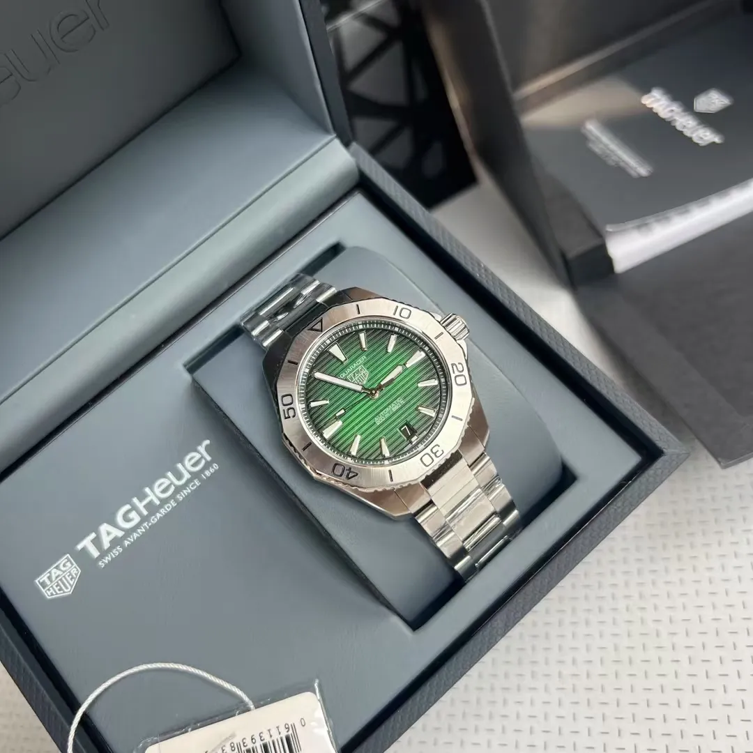 TAG Heuer Aquaracer Professional 200 Green Automatic Watch 40mm front