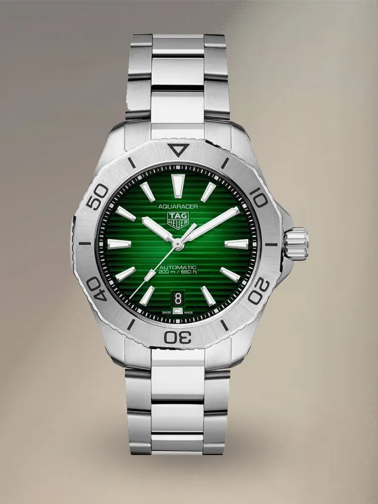 TAG Heuer Aquaracer Professional 200 Green Automatic Watch 40mm