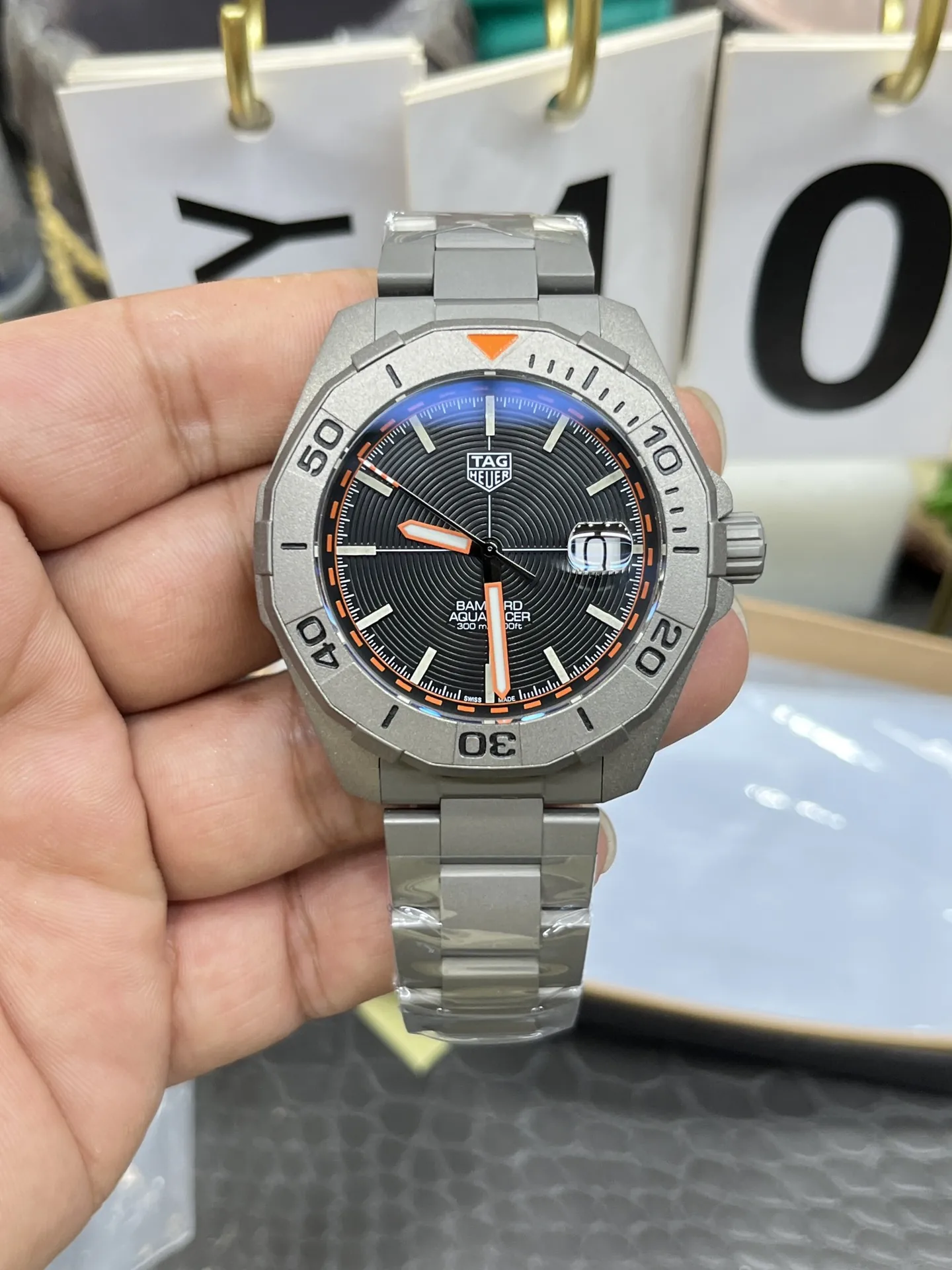 Tag Heuer Aquaracer 300m Bamford Titanium 42mm Automatic Men’s Watch front