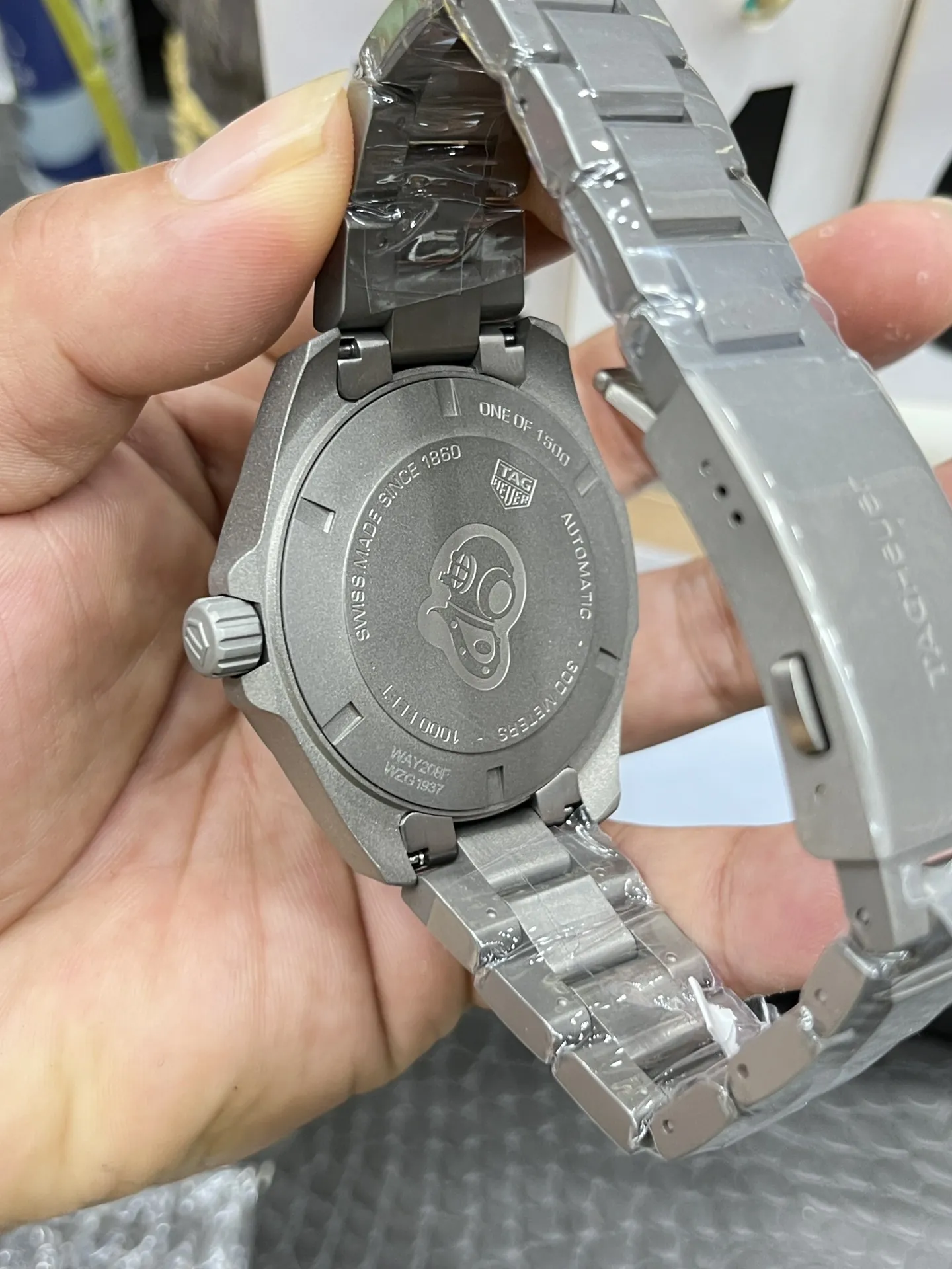 Tag Heuer Aquaracer 300m Bamford Titanium 42mm Automatic Men’s Watch back