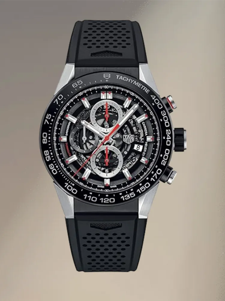 TAG Heuer Carrera Calibre Heuer 01 Automatic Skeleton Dial Men's Watch