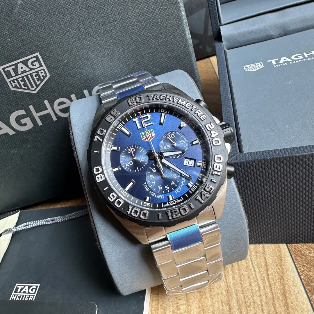 TAG Heuer Formula 1 Chronograph Blue Dial FRONT 1