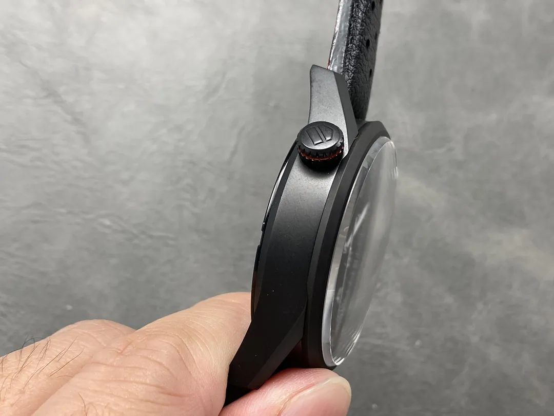 TAG Heuer Carrera Men's Black Watch side left