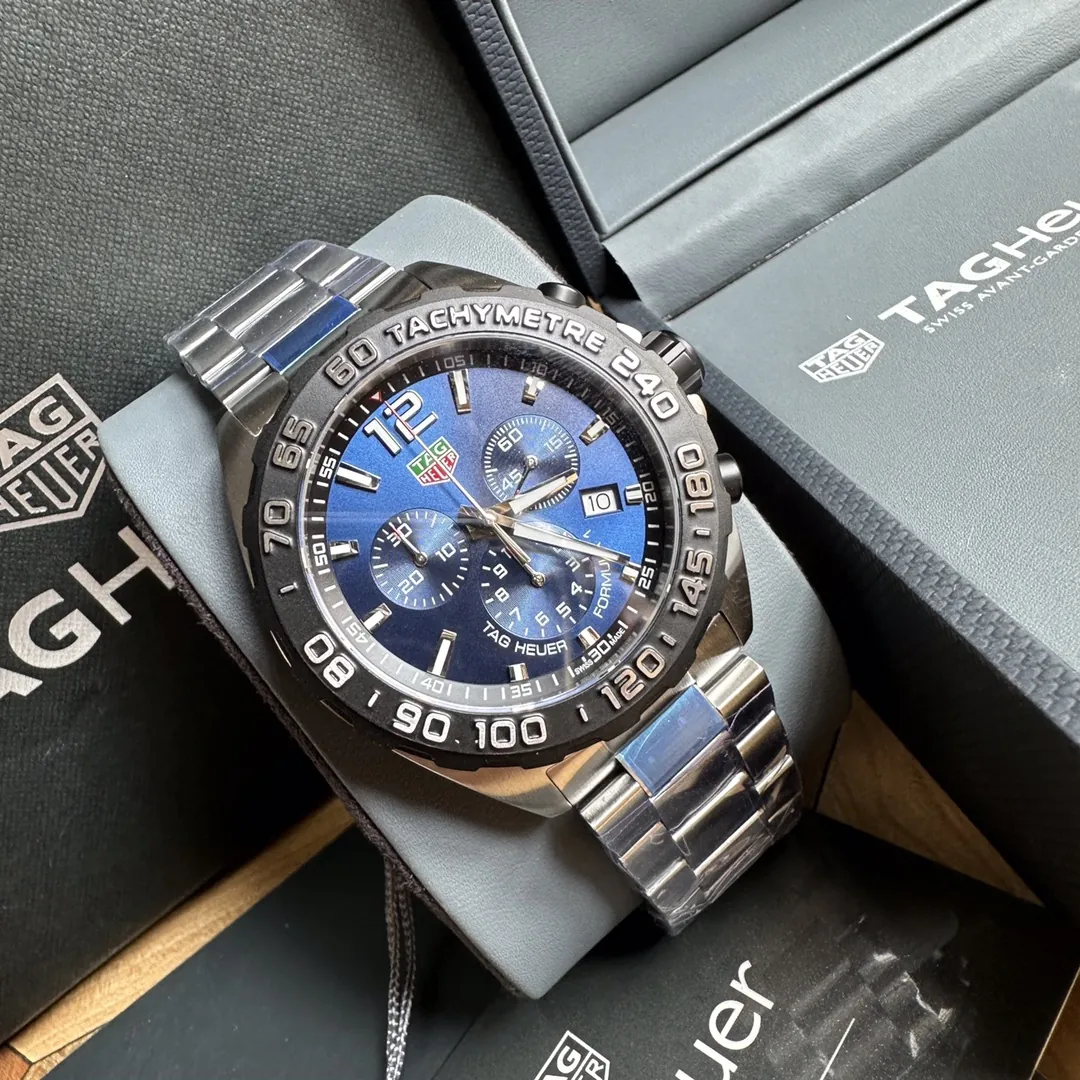 TAG Heuer Formula 1 Chronograph Blue Dial FRONT