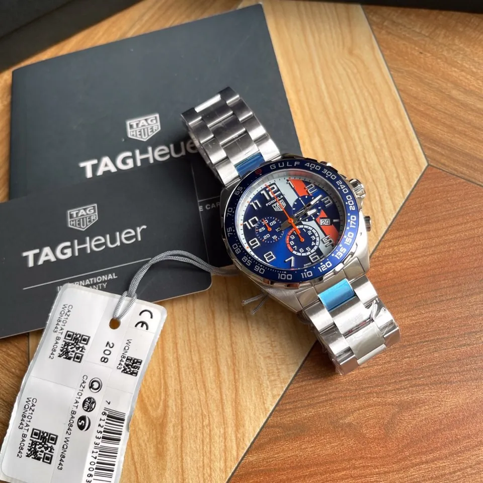 TAG Heuer Formula 1 Gulf Special Edition in table