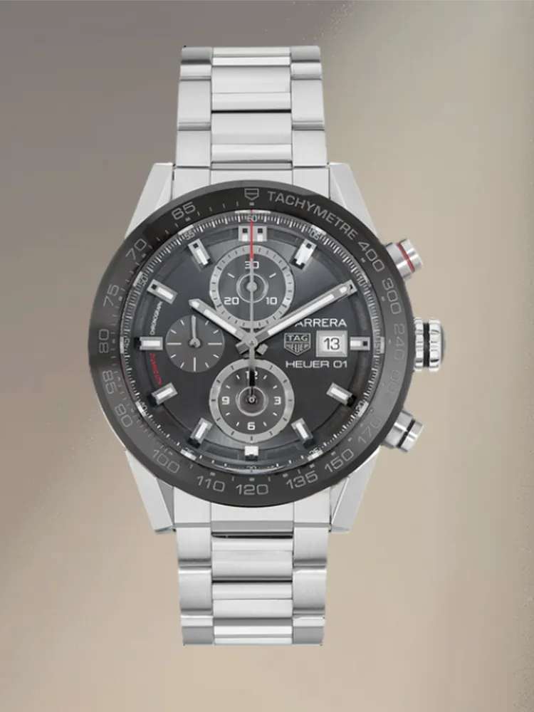 TAG Heuer Carrera Calibre Heuer 01 Stainless Steel Automatic Watch