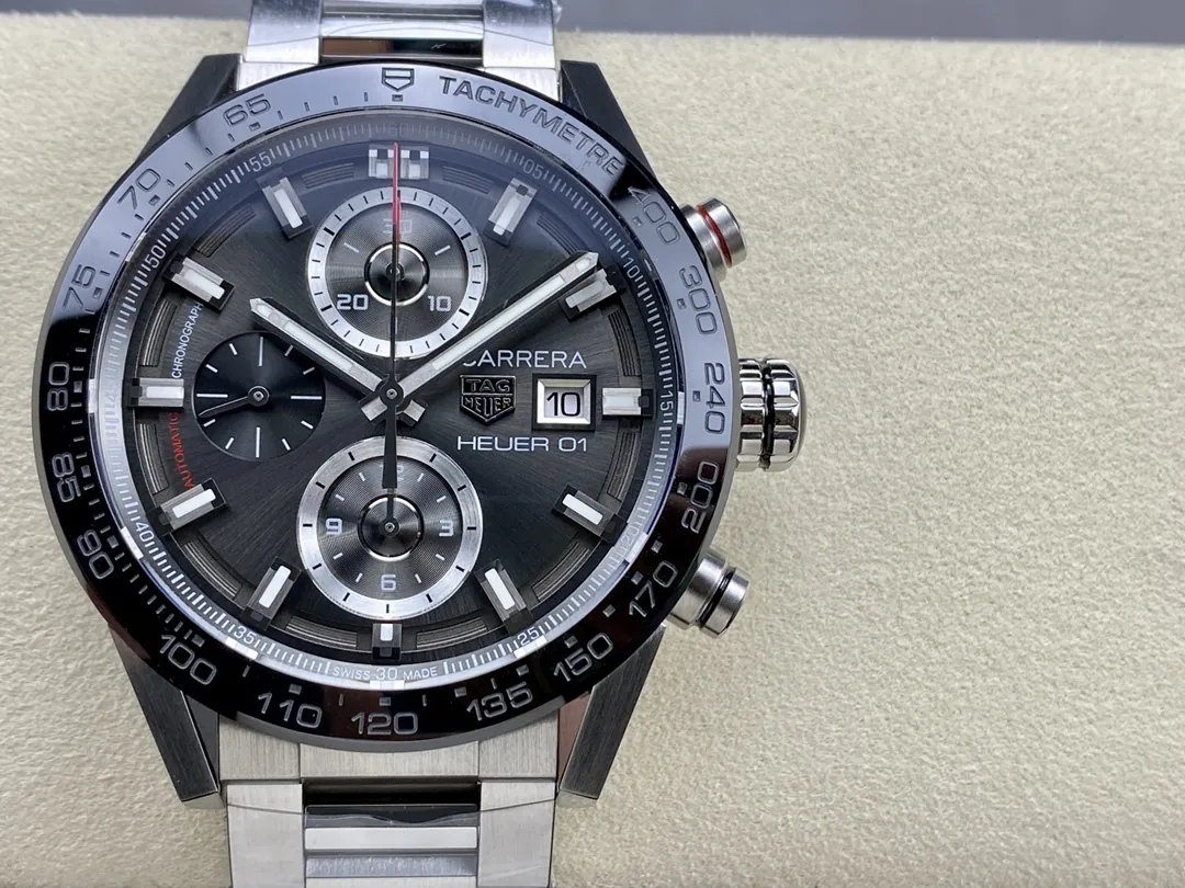 TAG Heuer Carrera Calibre Heuer 01 Stainless Steel Automatic Watch front