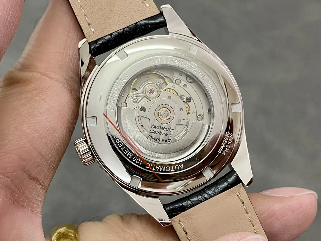 TAG Heuer Carrera Day-Date Automatic Watch 41 mm back