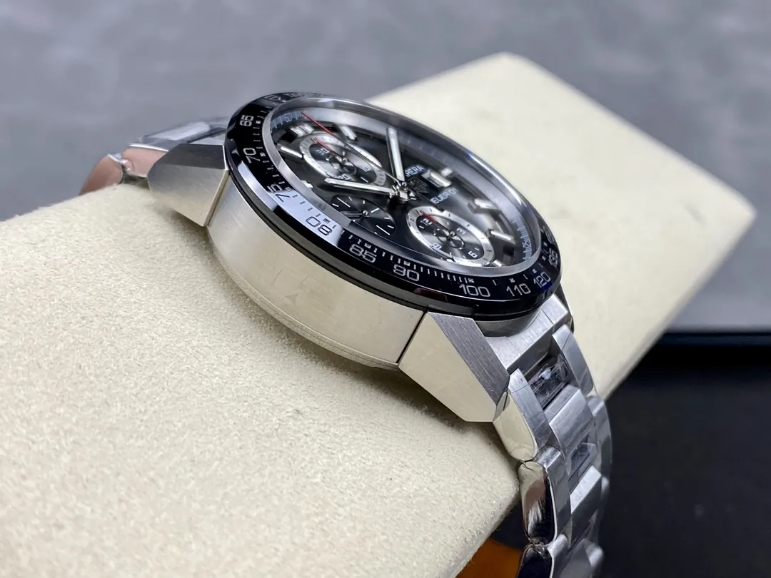 TAG Heuer Carrera Calibre Heuer 01 Stainless Steel Automatic Watch right