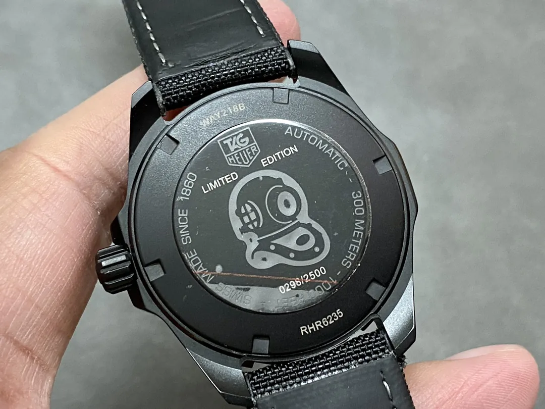 TAG Heuer Aquaracer Special Edition 41 mm Watch back