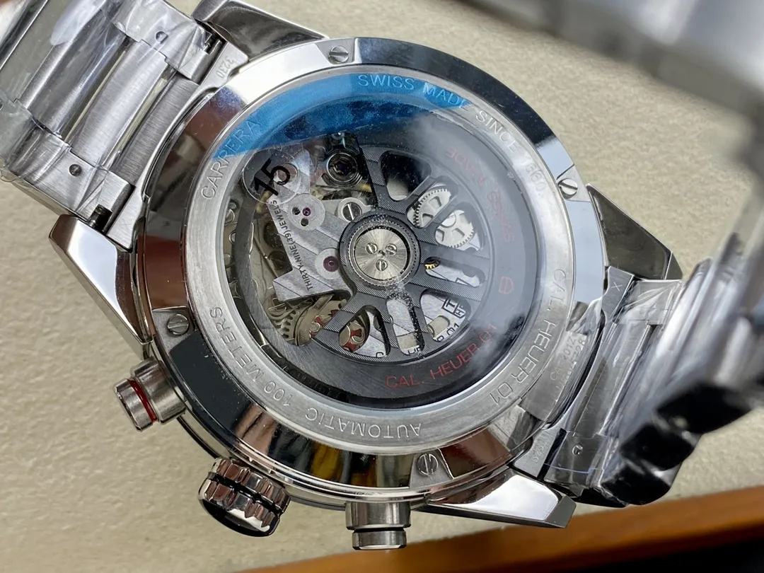 TAG Heuer Carrera Heuer 01 43 mm Steel & Ceramic Watch back