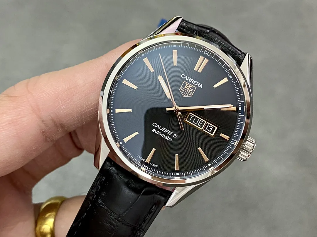 TAG Heuer Carrera Day-Date Automatic Watch 41 mm display