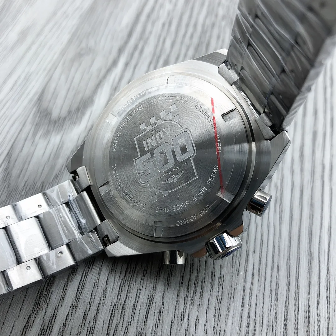 TAG Heuer Formula 1 Indy 500 Limited Edition Chronograph back