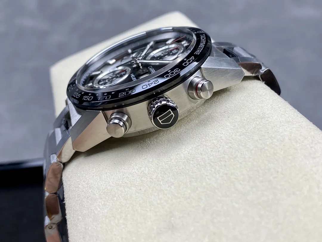 TAG Heuer Carrera Calibre Heuer 01 Stainless Steel Automatic Watch left