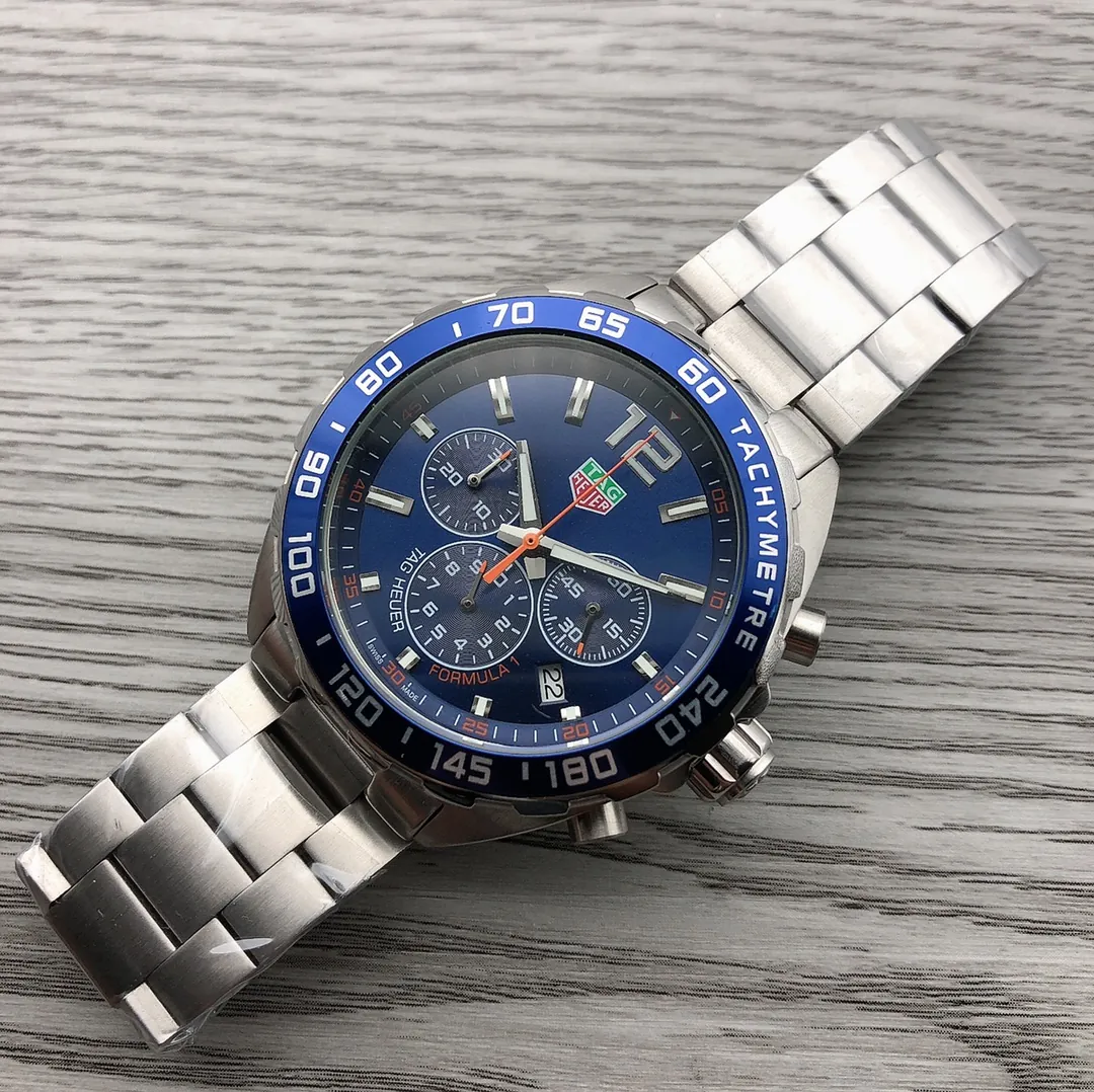 TAG Heuer Formula 1 Chronograph Quartz 43 mm Steel CAZ1014.BA0842 Watch front 1