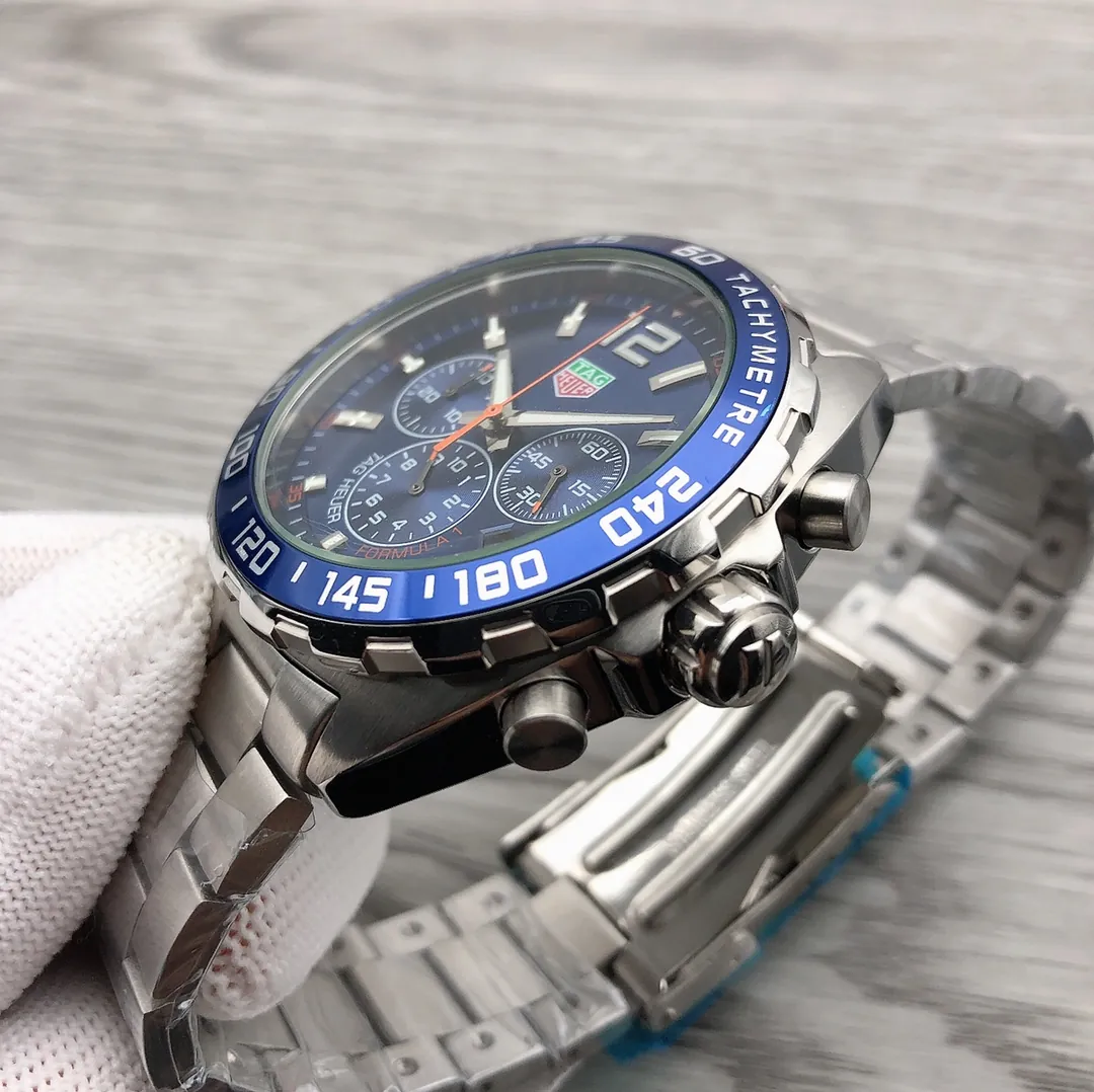 TAG Heuer Formula 1 Chronograph Quartz 43 mm Steel CAZ1014.BA0842 Watch side