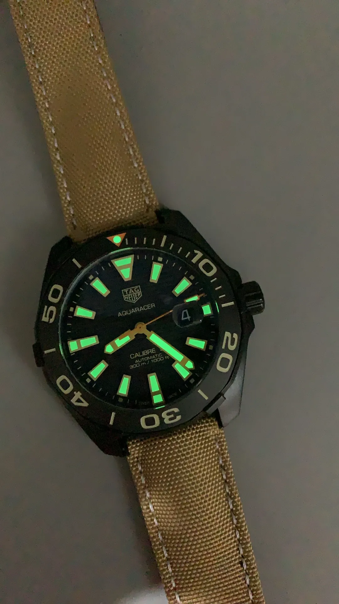 TAG Heuer Aquaracer 300M Automatic WAY208C.FC6383 Replica Watch luminous