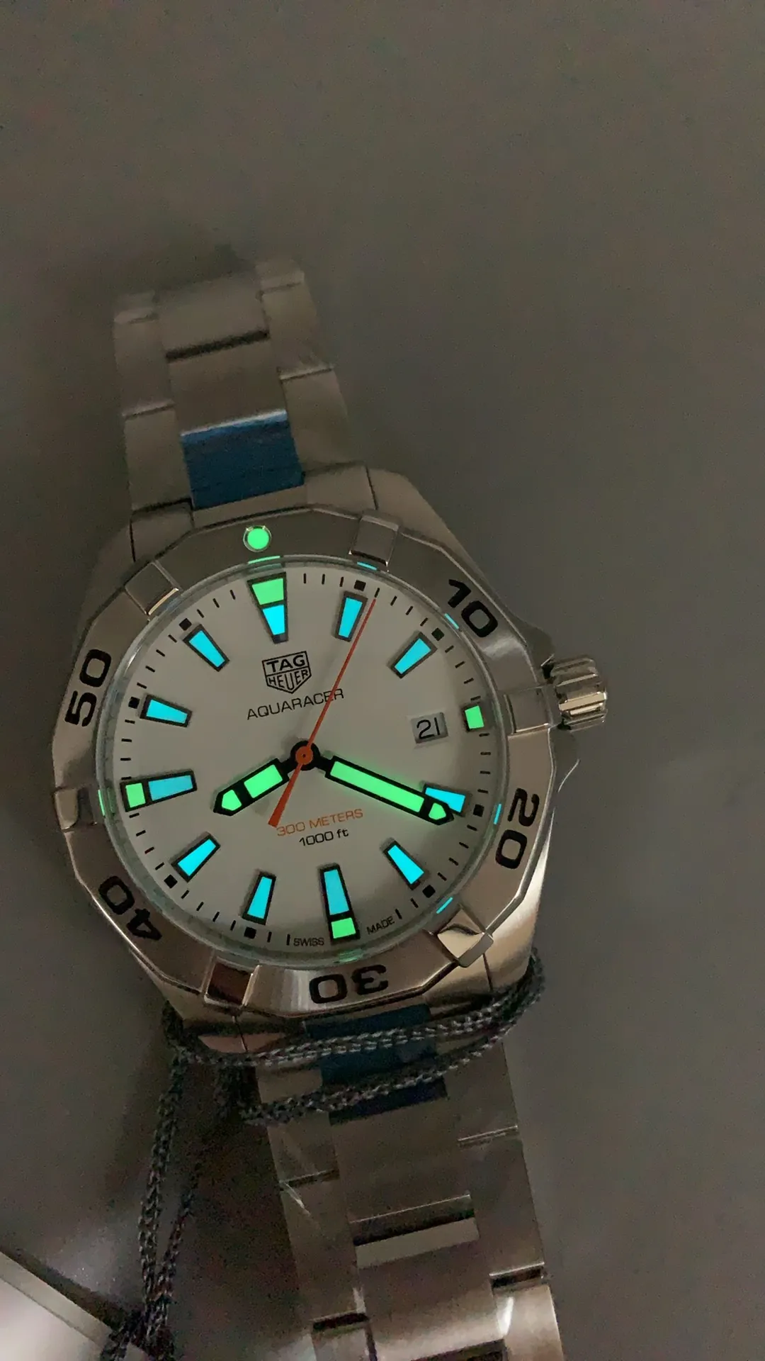 TAG Heuer Aquaracer WBD1111.BA0928 Quartz 41MM Replica Watch - luminous
