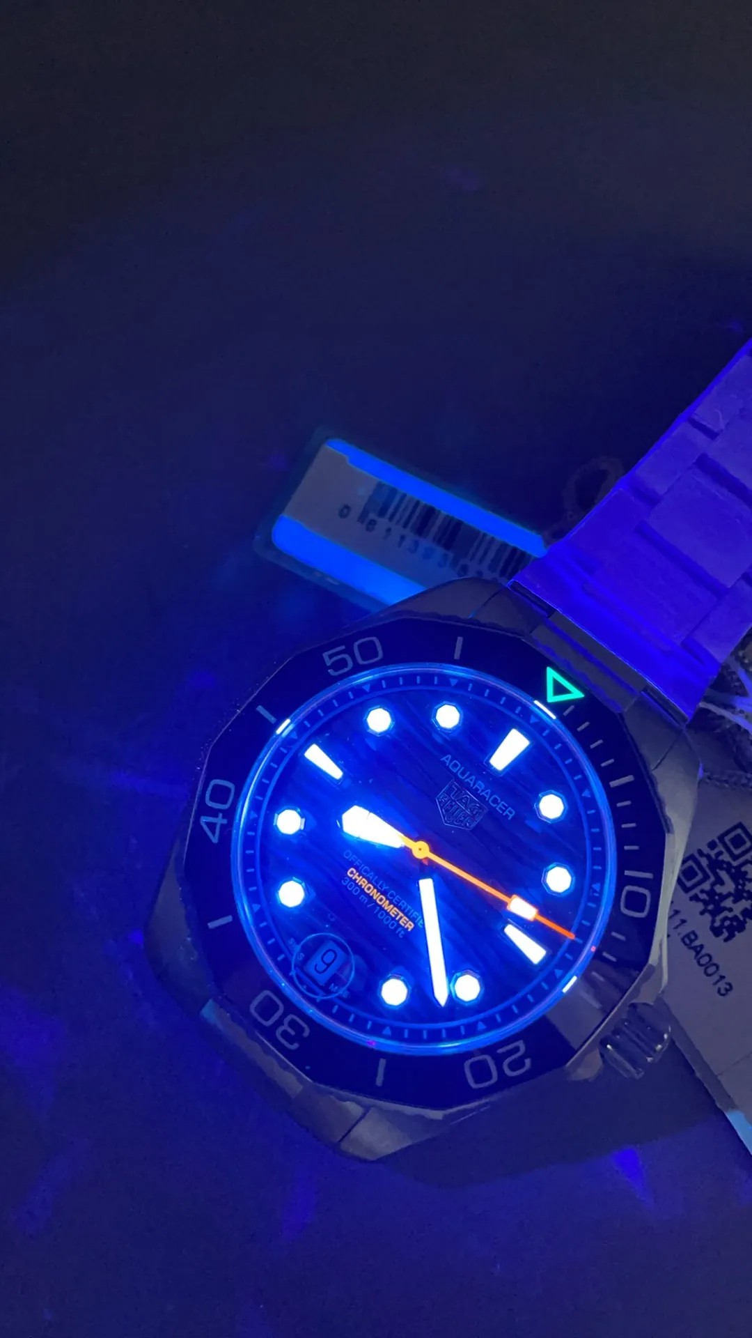 TAG Heuer Aquaracer Professional 300 Date WBP5111.BA0013 Replica Watch - luminous
