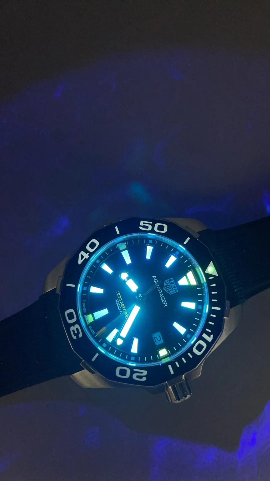 TAG Heuer Aquaracer WAY101A.FT6141 Quartz 43MM Replica Watch luminous