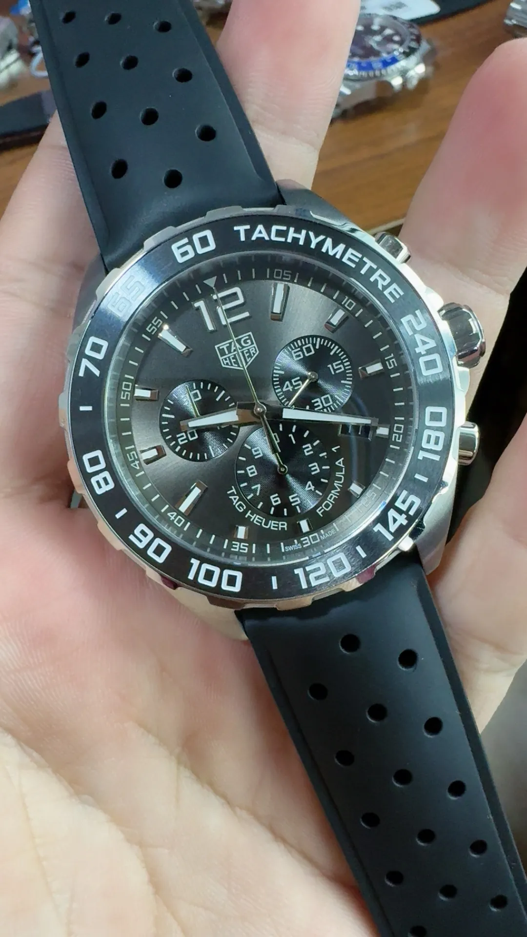 TAG Heuer Formula 1 CAZ1111.FT8023 Replica Chronograph Watch in hand