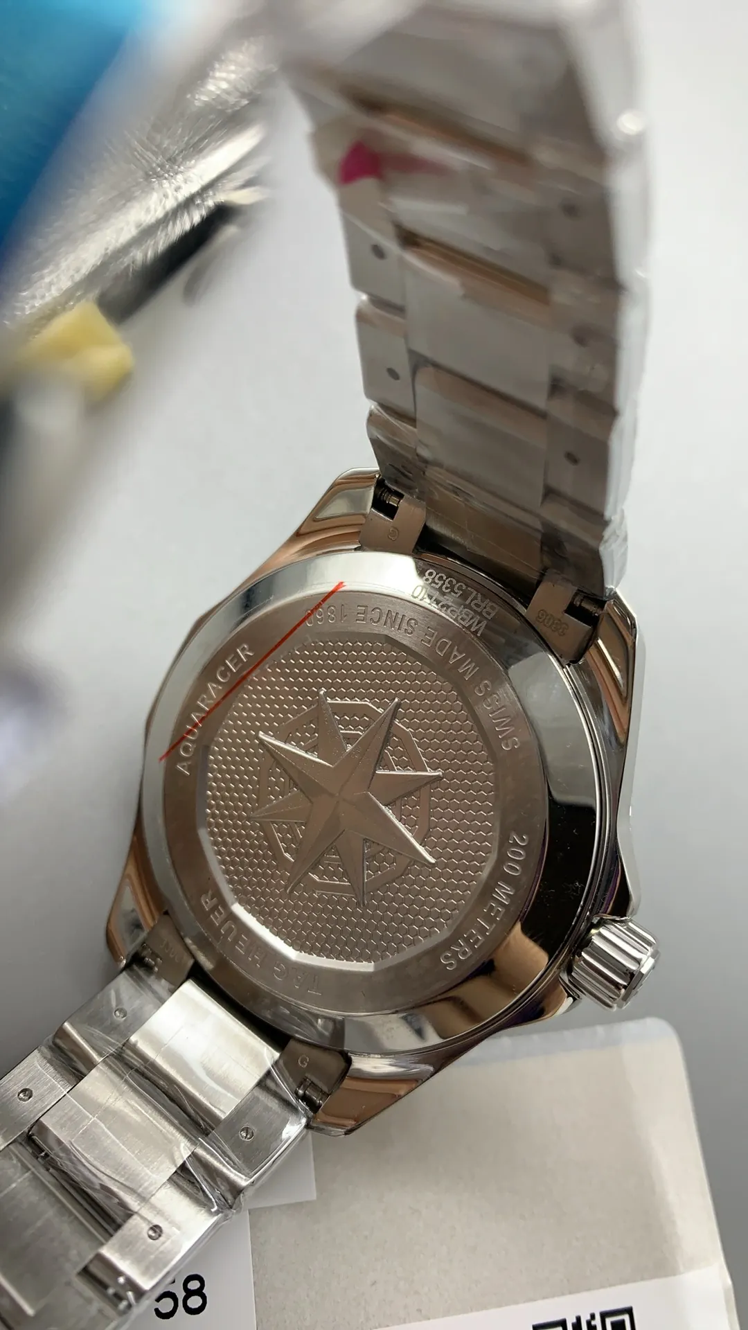 TAG Heuer Aquaracer Professional 200 Date WBP2110.BA0627 Replica Watch back