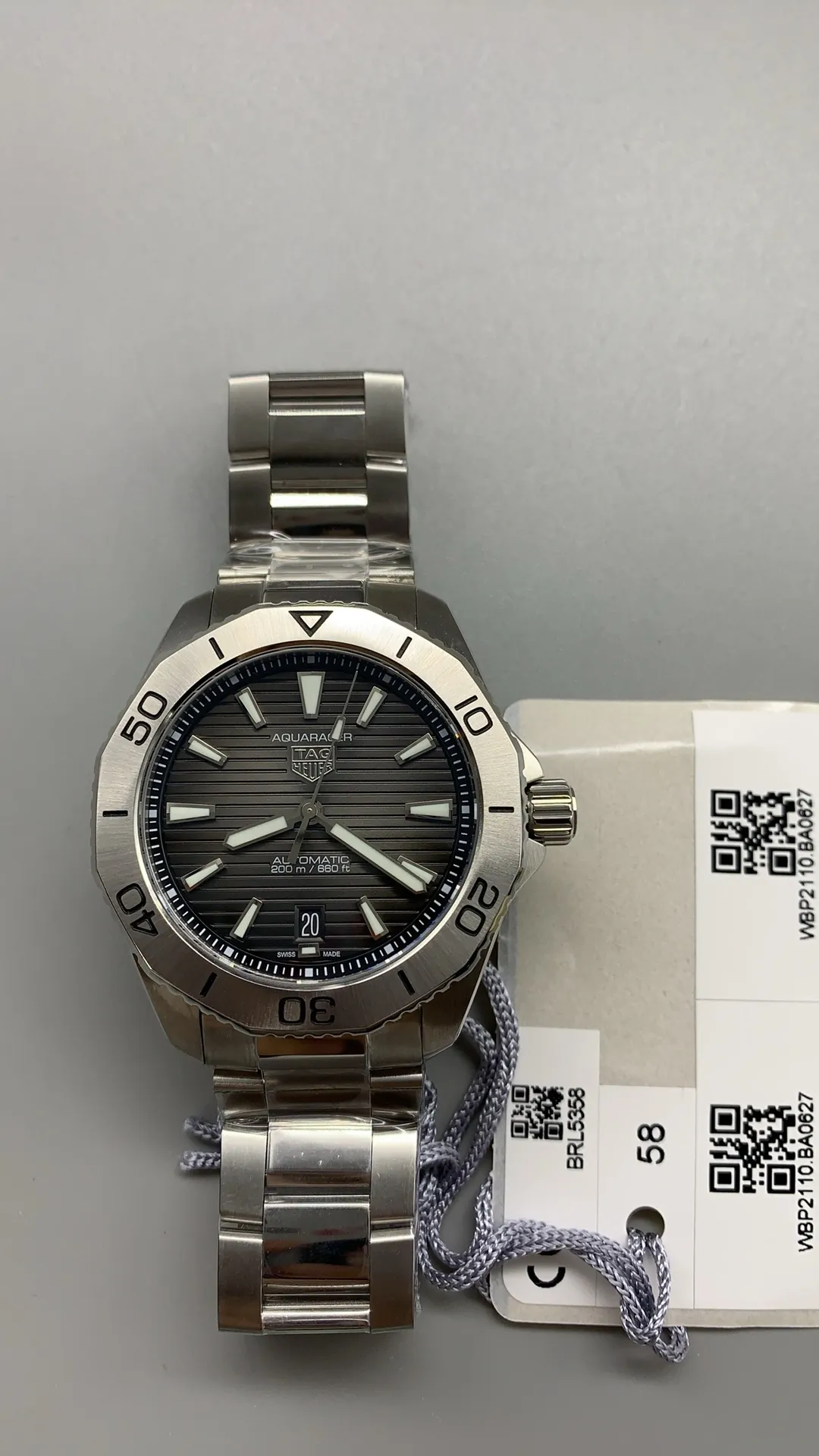 TAG Heuer Aquaracer Professional 200 Date WBP2110.BA0627 Replica Watch FRONT