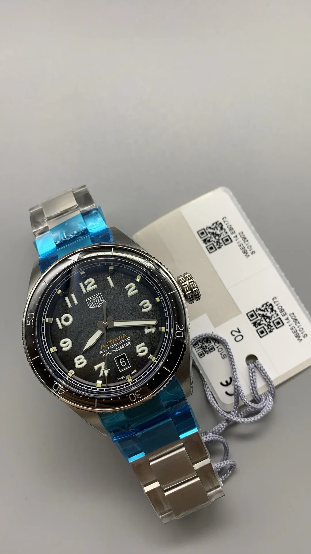 TAG Heuer Autavia Calibre 5 COSC WBE5114.EB0173 42MM Replica Watch dial