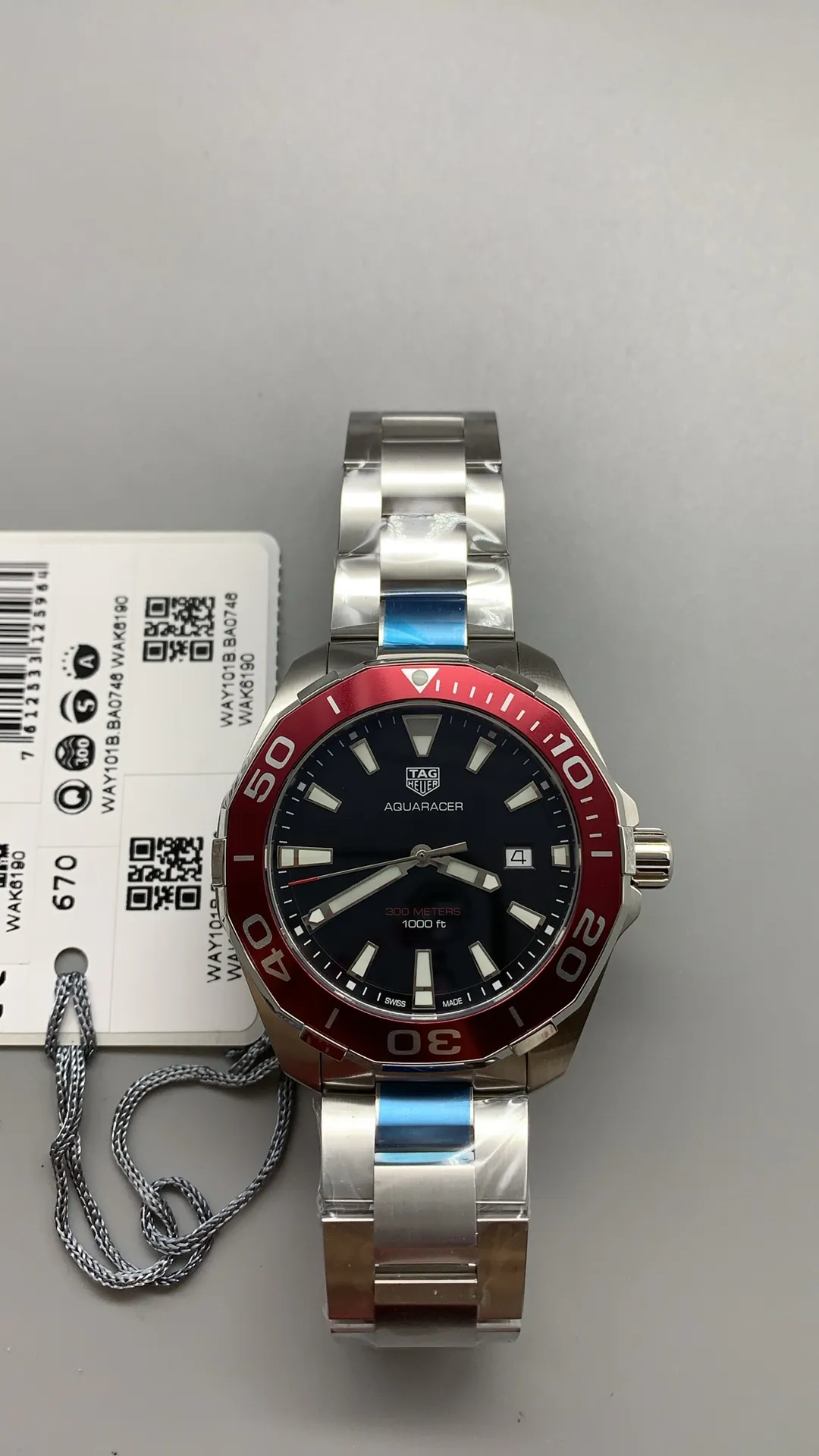 TAG Heuer Aquaracer Quartz WAY101B.BA0746 Replica Watch front