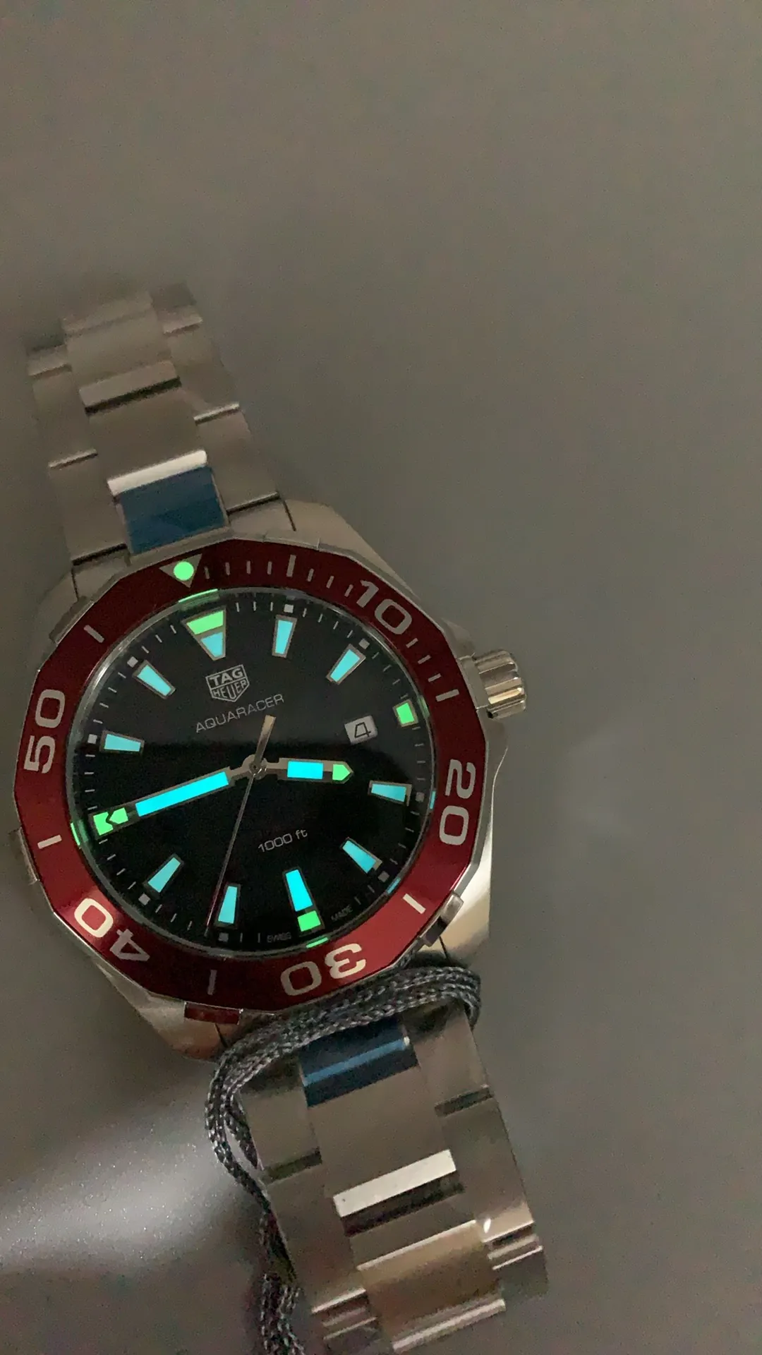 TAG Heuer Aquaracer Quartz WAY101B.BA0746 Replica Watch luminous