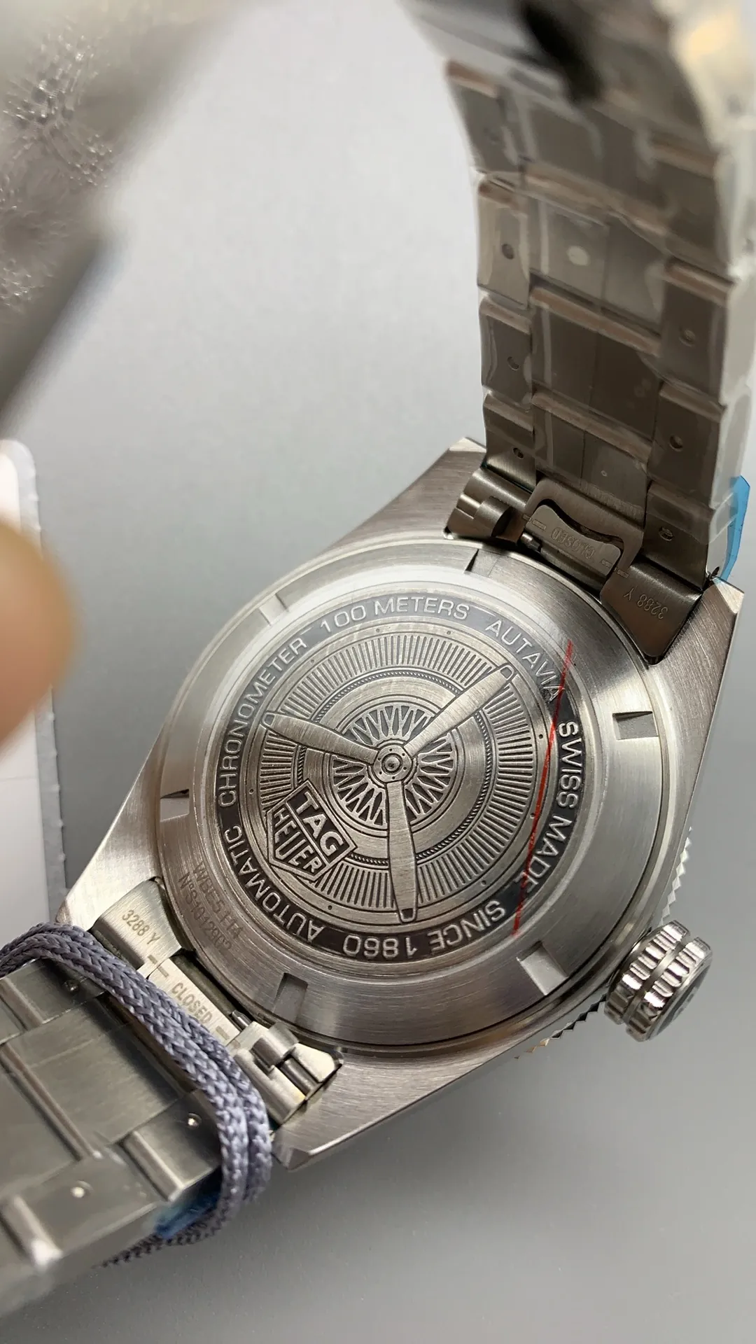 TAG Heuer Autavia Calibre 5 COSC WBE5114.EB0173 42MM Replica Watch back