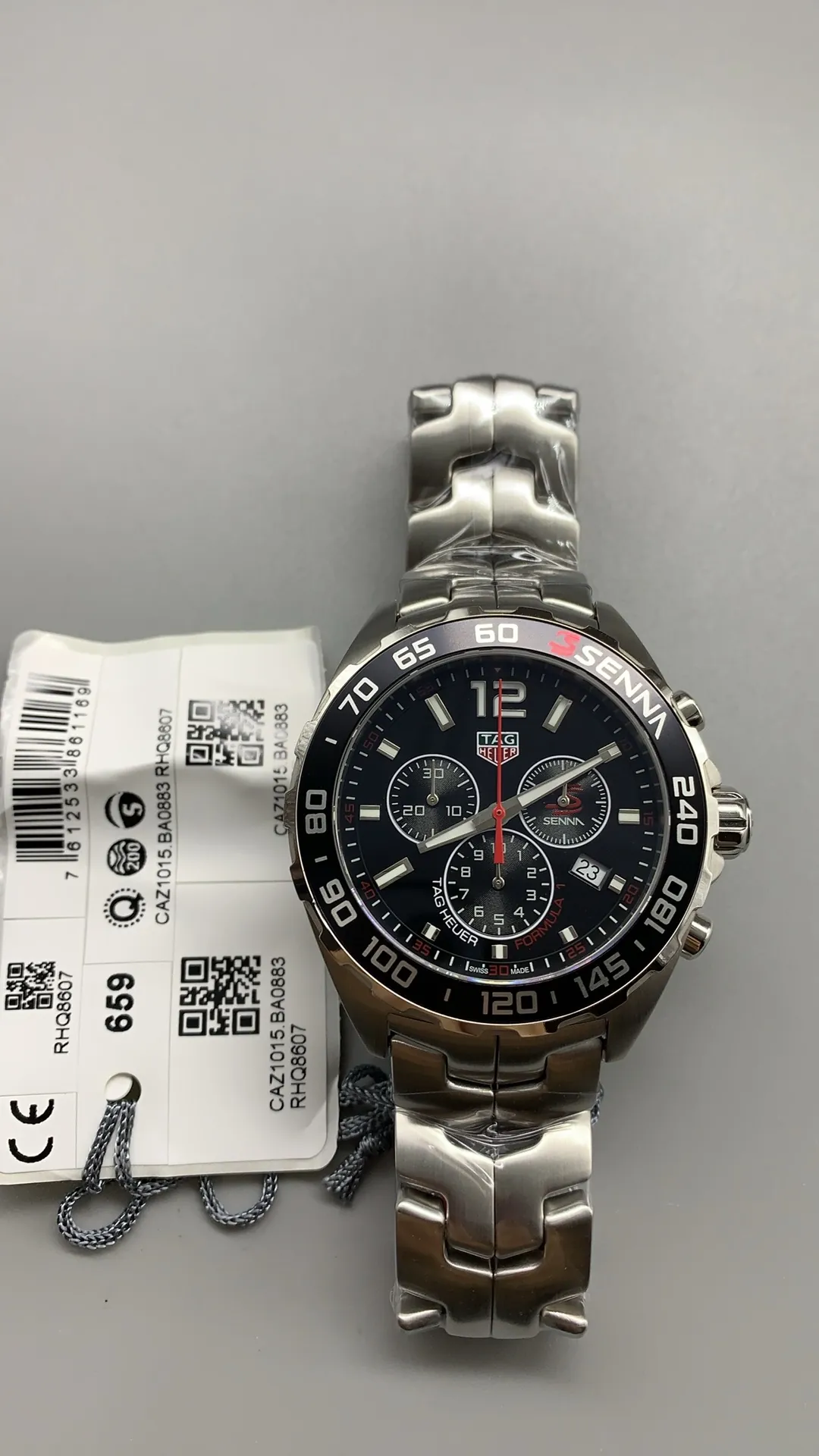 TAG Heuer Formula 1 Ayrton Senna Special Edition CAZ1015.BA0883 Replica Watch front