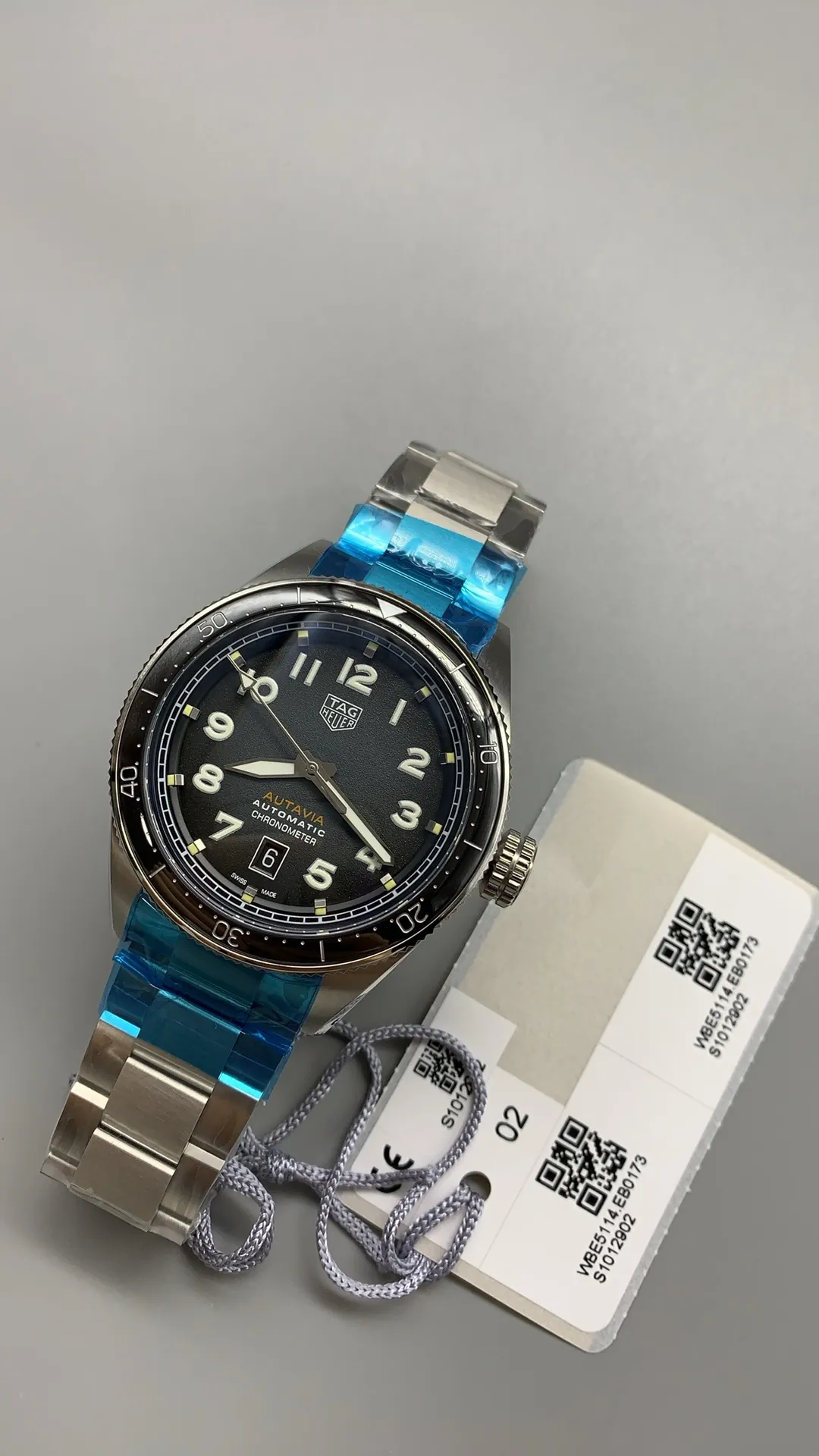 TAG Heuer Autavia Calibre 5 COSC WBE5114.EB0173 42MM Replica Watch detail