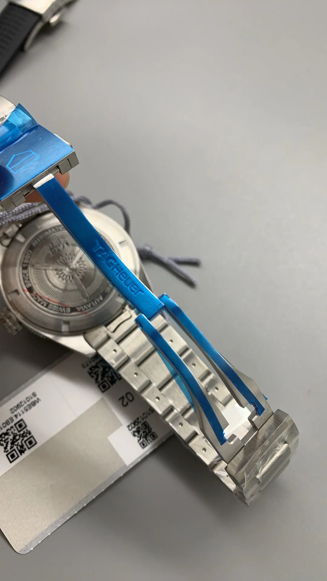 TAG Heuer Autavia Calibre 5 COSC WBE5114.EB0173 42MM Replica Watch buckle