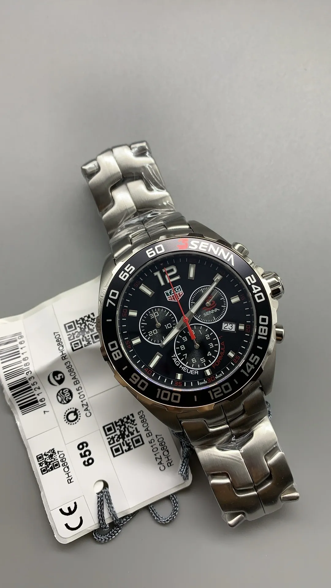 TAG Heuer Formula 1 Ayrton Senna Special Edition CAZ1015.BA0883 Replica Watch dial