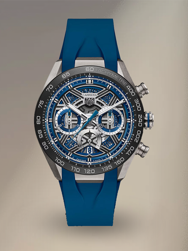 Replica TAG Heuer Carrera CBU2081.FT6274 44mm Extreme Sport Skeleton Titanium TH20-00 Automatic Chronograph Watch - Main image
