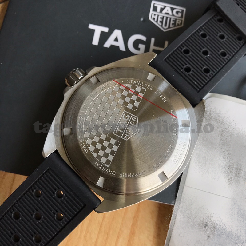 Replica TAG Heuer Formula 1 WAZ1118.FT8023 44mm Blue Sunburst Dial - Back
