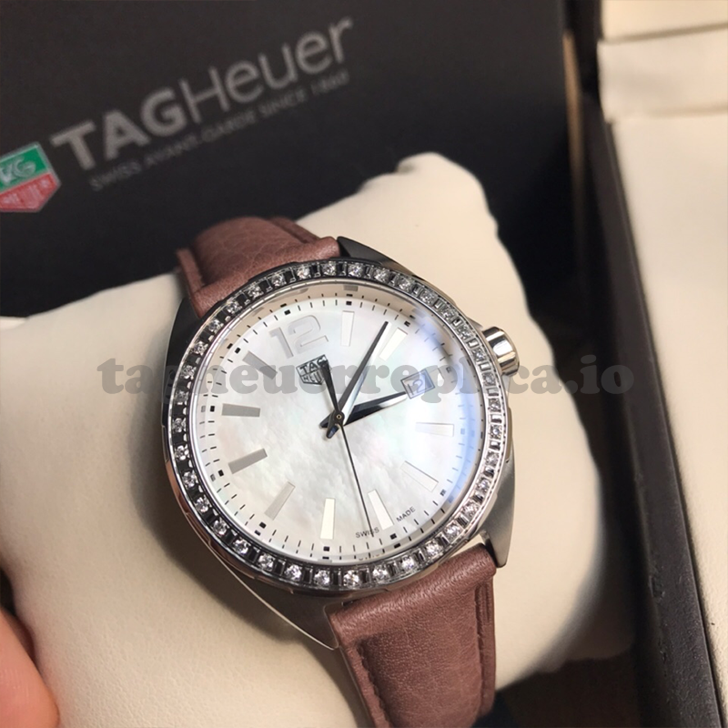 Replica TAG Heuer Formula 1 WBJ131A.FC8255 35mm White Mother Of Pearl Dial - Front 1
