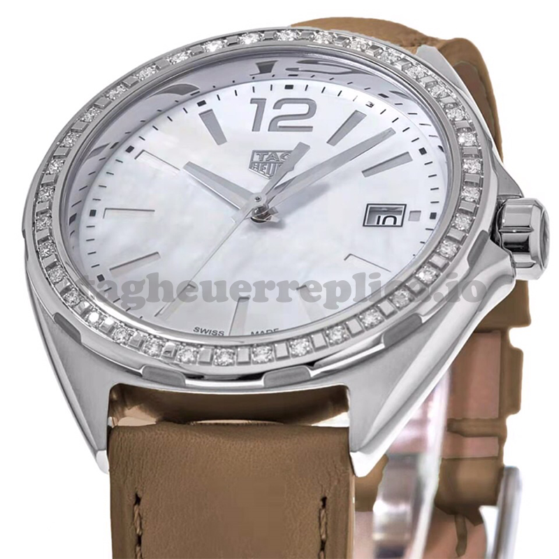 Replica TAG Heuer Formula 1 WBJ131A.FC8255 35mm White Mother Of Pearl Dial - Front 5
