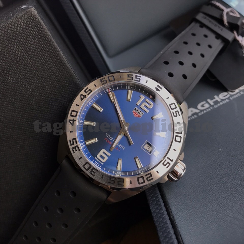 Replica TAG Heuer Formula 1 WAZ1118.FT8023 44mm Blue Sunburst Dial - Front 1
