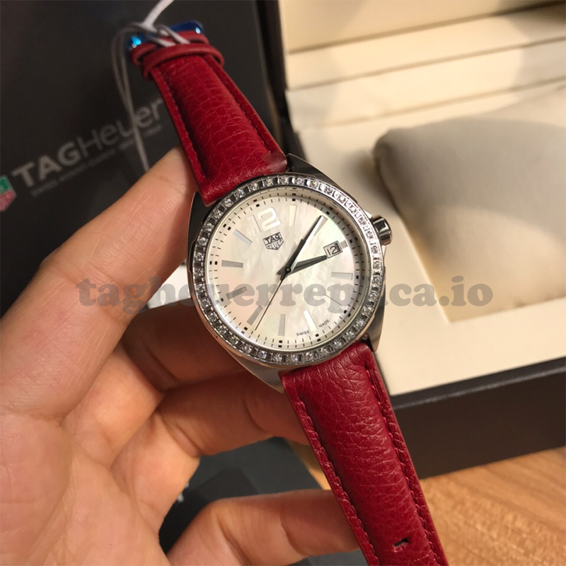 Replica TAG Heuer Formula 1 WBJ131A.FC8253 35mm White MOP Iridescent Dial - Overall 1
