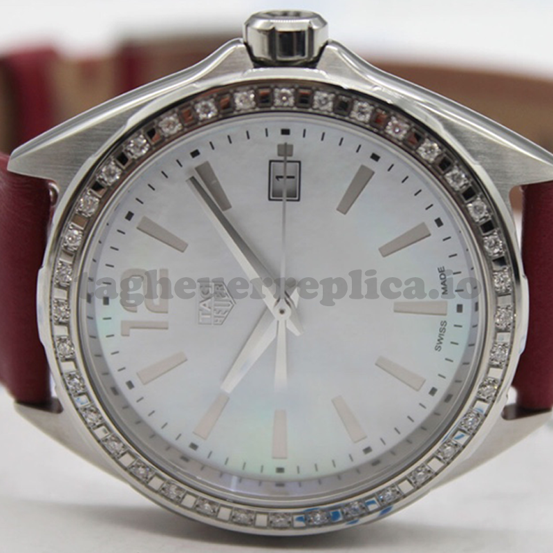 Replica TAG Heuer Formula 1 WBJ131A.FC8253 35mm White MOP Iridescent Dial - Dial Details
