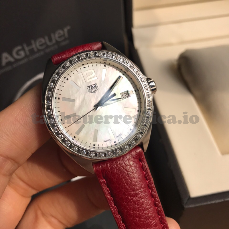 Replica TAG Heuer Formula 1 WBJ131A.FC8253 35mm White MOP Iridescent Dial - Front 4
