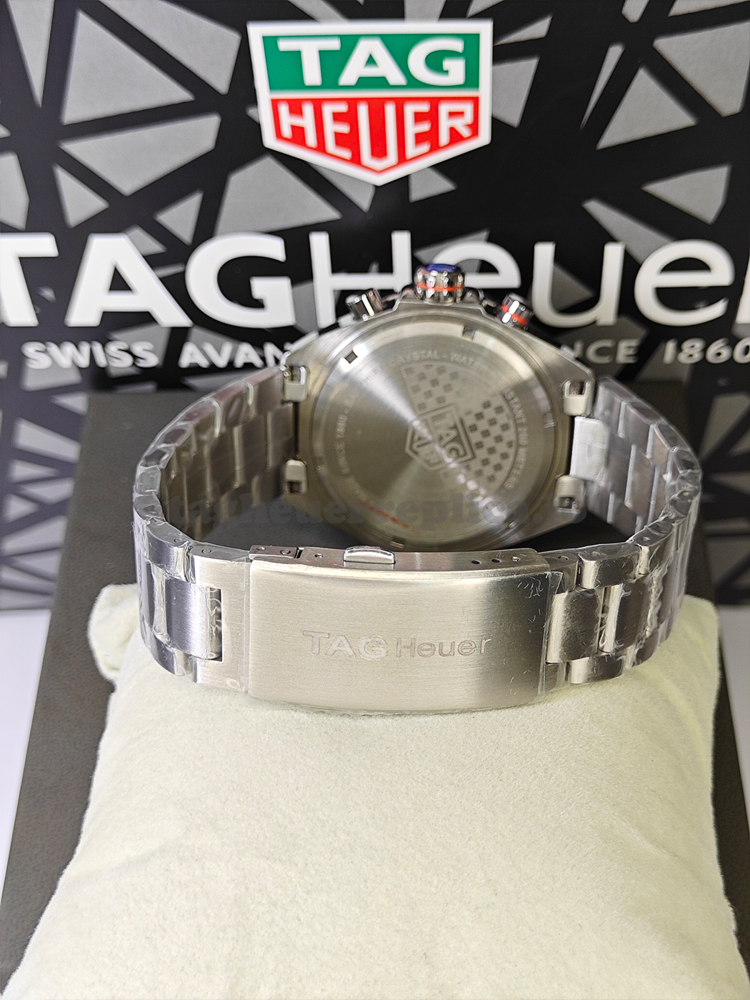 Replica TAG Heuer Formula 1 CAZ201G.BA0876 44mm Blue Sunburst Dial - Back
