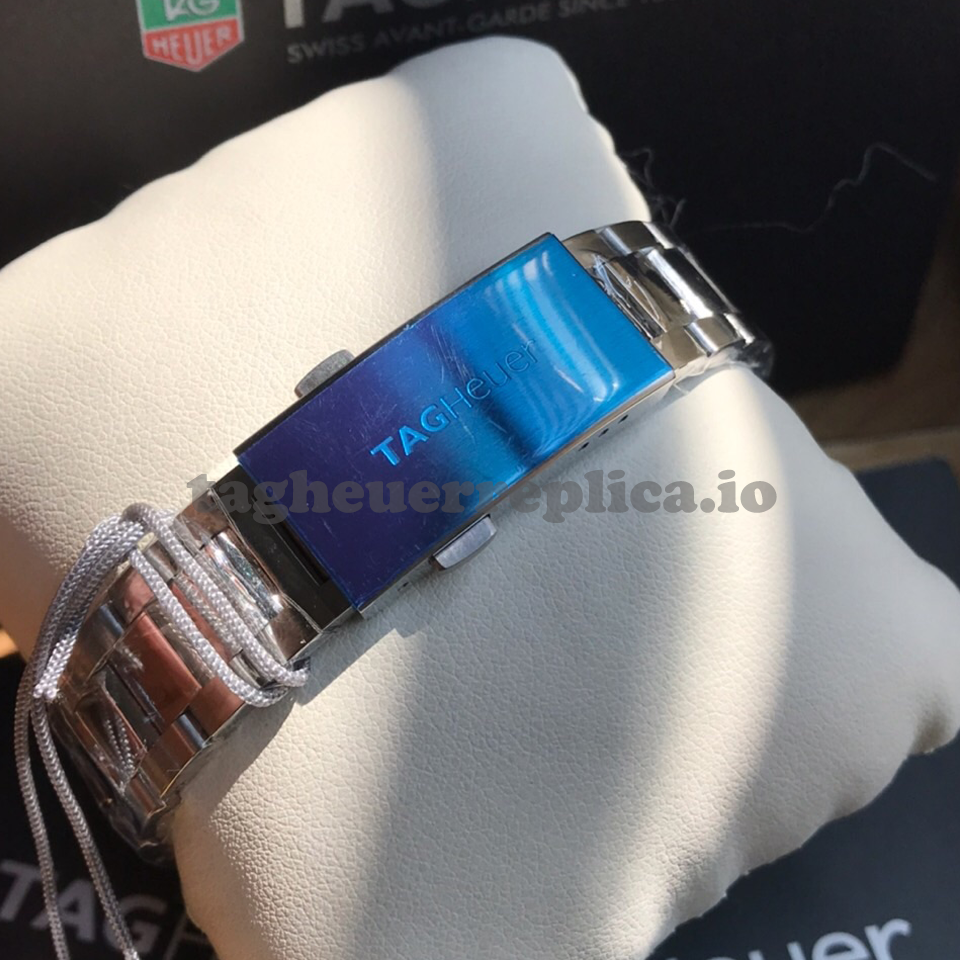 Replica TAG Heuer Aquaracer WBD1312.BA0740 32mm Blue Sunburst Dial - Buckle
