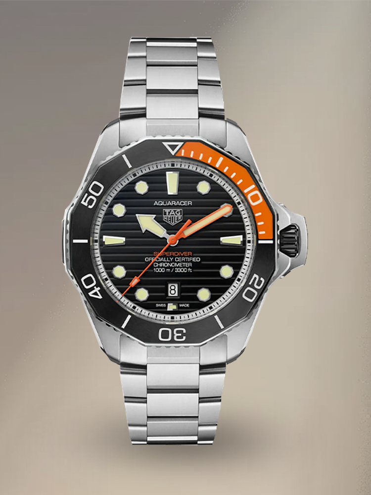 Replica TAG Heuer Aquaracer WBP5A8A.BF0619 45mm Black Dial - Main image
